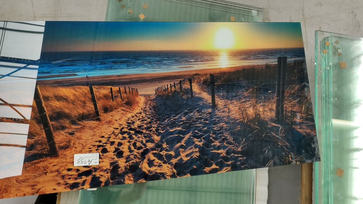 Zdjęcie na szkle do Kuchni - plaża